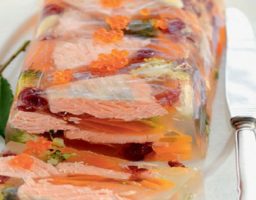 Aspic de salmón