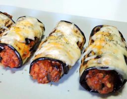 Receta de Canelones de berenjena