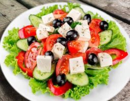 Receta de Ensalada con queso feta