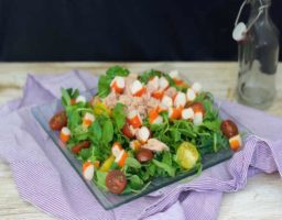 Ensalada de canónigos y rúcula