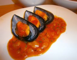 Receta de Mejillones con cebolla y tomate