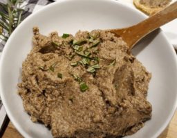 Paté de nueces y champiñones