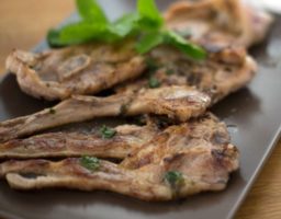 Chuletas de cordero a la menta