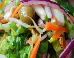 Ensalada asiática de verduras
