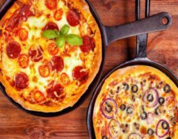 Receta de Pizza casera en sartén