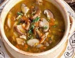 Sopa de hongos