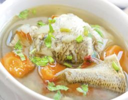 Receta de Sopa de verduras con pescado