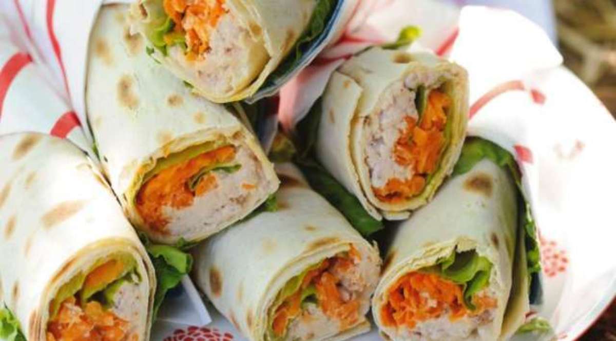 Receta de Wrap de Atún con Queso