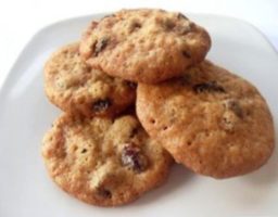 Receta de Galletas de avena y pasas veganas