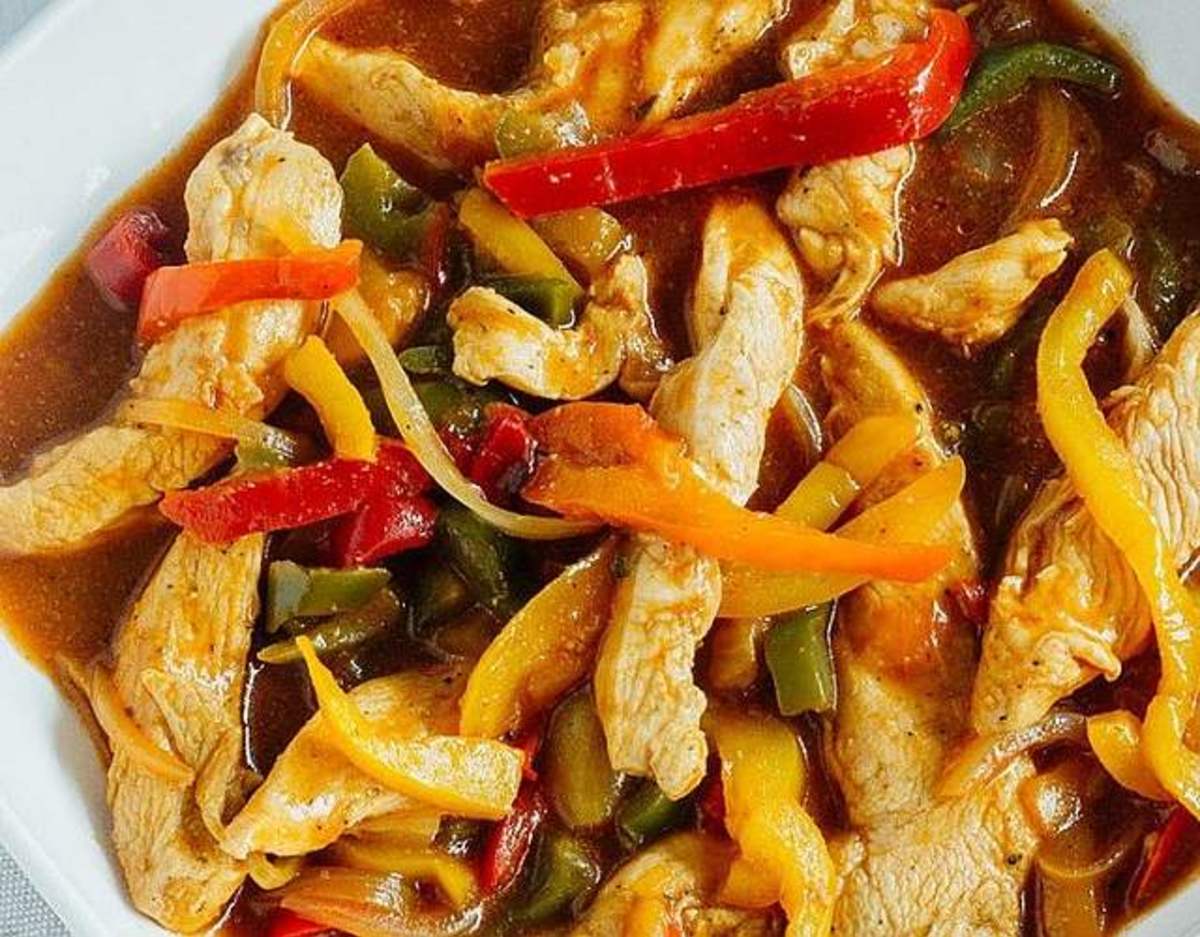 Receta de Fajitas de pollo a la bbq