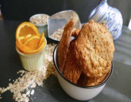 Galletas de avena y naranja