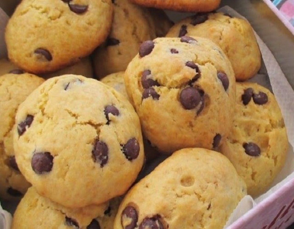 Receta de Galletas con pepitas de chocolate sin lactosa