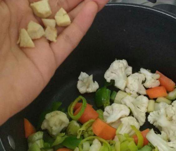 Receta de Sopa de verduras con jengibre