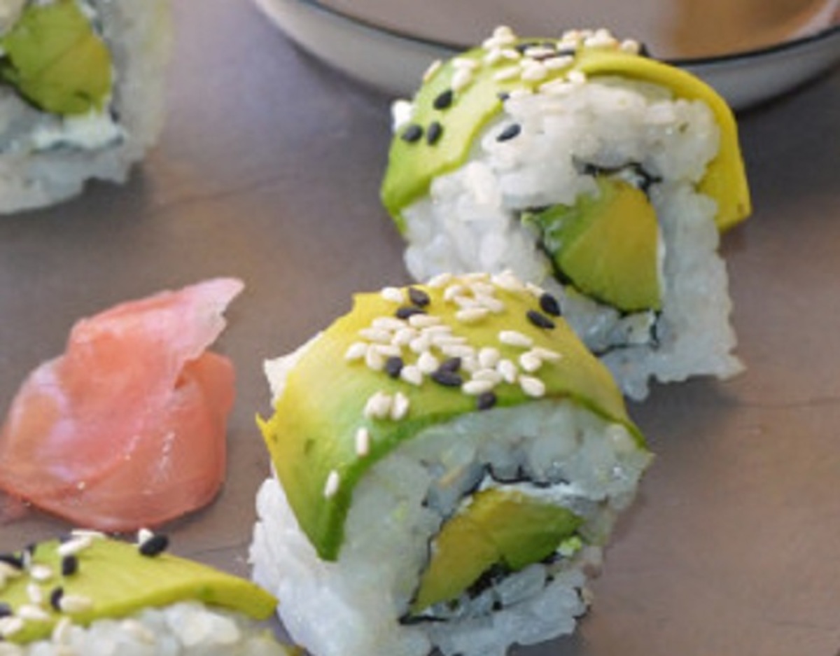 Receta de Sushi vegetariano