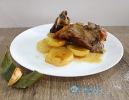 Jarretes de cordero con patatas