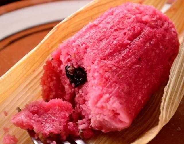 Receta de Tamales de fresa dulces