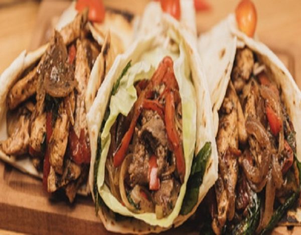Fajitas de res a la mexicana