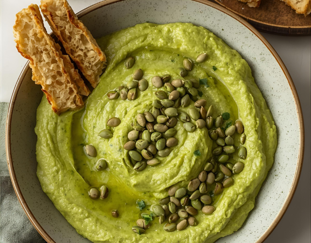 Hummus de guisantes